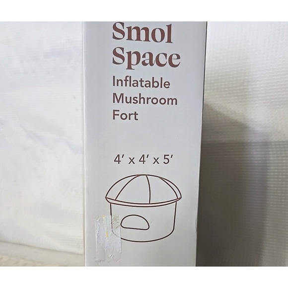 NWB SMOL Air Fort Inflatable Mushroom Camping Fort Indoor Use Creativity Play - Picture 8 of 8
